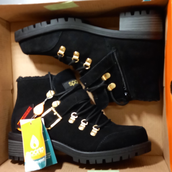 Sporto Shoes - Nitb sporto ankle boots Black weather and waterproof